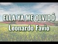ELLA YA ME OLVIDÓ | Leonardo Favio | LETRAS.