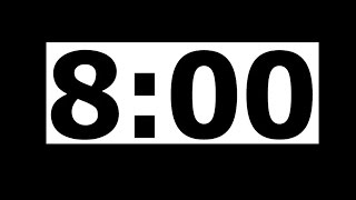8 Minute Countdown Timer with Alarm