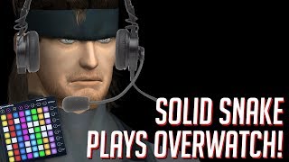 Solid Snake Plays OVERWATCH! Soundboard Pranks in Competitive! Solid Snake Plays OVERWATCH! Soundboard Pranks in Competitive!