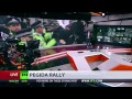 Tension rising as first Pegida protest in London starts with clashes