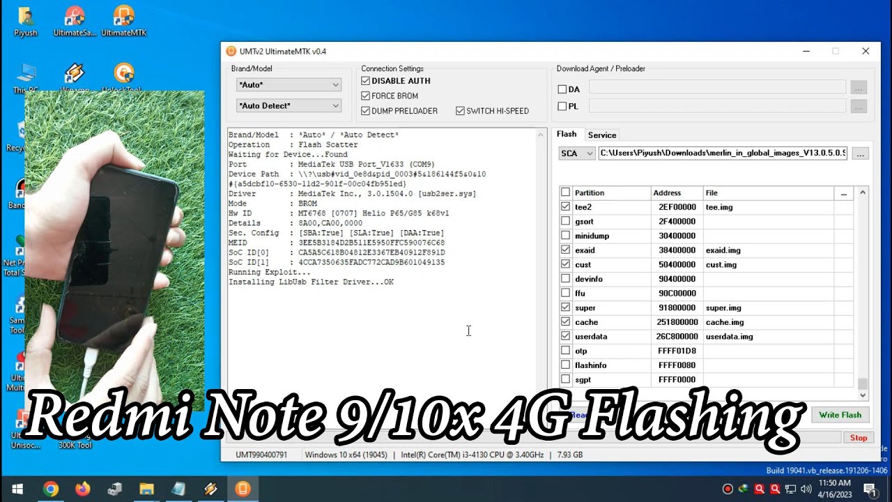 Redmi Note 9/Redmi 10x 4G Flashing Successfully Done Umt Redmi Note 9/Redmi 10x 4G Flashing Successfully Done Umt