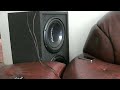 Test Subwiifer Pioneer 800W pe un amp de 10W TDA 2007 - bridge