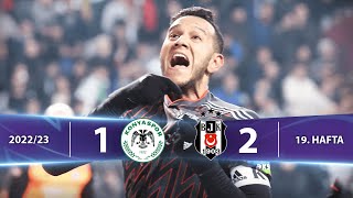 A. Konyaspor - Beşiktaş (1-2) Highlights/Özet | Spor Toto Süper Lig - 2022/23