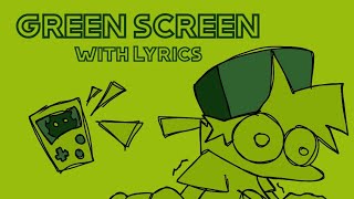 GREEN SCREEN with Lyrics! - Super Mario Bros. Funk Mix DX (FNF)