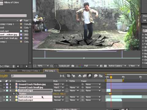 After Effects Ground Crack Tutorial Photoshop