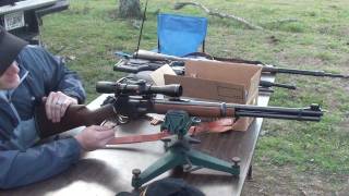 Marlin Model 336 hitting 16" rounds at 400 meters (437 yards)