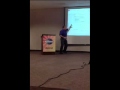 May 16, 2013 - Toastmasters Speech 1