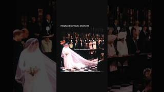 Meghan Bowing To Princess Charlotte