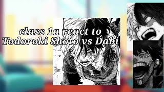 ☆Class 1-A reacts to Todoroki vs Dabi☆ ♡major manga/s7 spoilers ♡