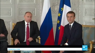 Rencontre Macron - Poutine À Versailles Syrie Et Ukraine Au Coeur Des Discussions