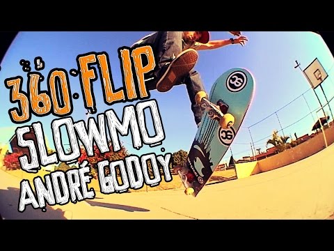 Nineclouds Skateboards | Slow Motion |  360 flip - Andre Godoy