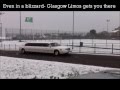 Limo Glasgow - Glasgow limos & wedding cars - making it thru the snow