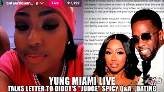 Yung Miami Y Q&A Révèle La Véritable 305 Caresha, Lettre Embarrante Au Juge De P. Diddy ...