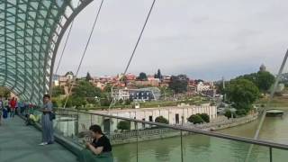 Video Video ekskursii po Gruzii 2017. Most mira. Tbilisi from Guide in Georgia, Peace bridge, Tbilisi, Georgia