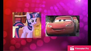 Twilight Sparkle X Lightning Mcqueen Logo - Moogle Presents