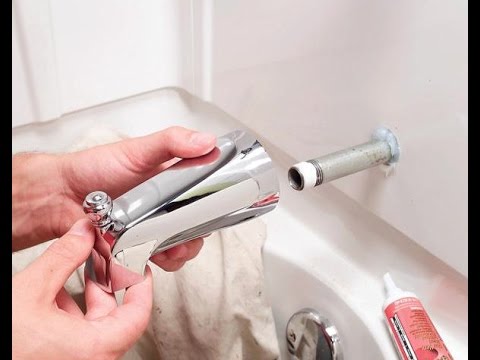 How To Replace A Bathtub Spout Home Plumbing Repair Video Series