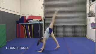 L Handstand (Testing skill)