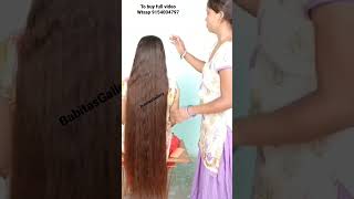 Smelling Long Hair