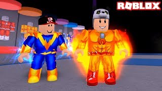 Elektrik Adam ve Ateş Adam ile Suçluları Kovalıyoruz!! - Panda ile Roblox Mad Ci