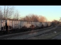 CSX E725 in Hi Def at Shenandoah Junction,WV on 1/15/12