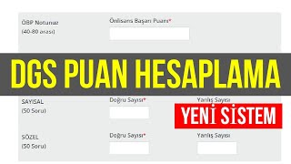 Yeni̇ Si̇stem 2025 Dgs Puan Hesaplama Güncel - Dgs Kaç Net Kaç Puan Geti̇ri̇r?