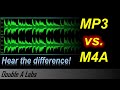 M4A vs MP3 Audio Quality Comparison
