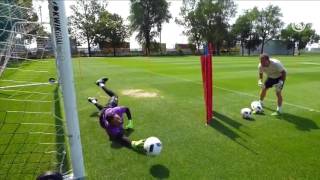 Get a close-up of how coach Luis Llopis works with our goalkeepers