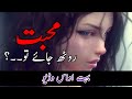 Muhabbat Rooth Jaye To - Very Heart Touching Sad Whatsapp Status in Urdu/Hindi | Laila Ayat Ahmad