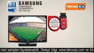 Teknosa Turuncu İndirim Samsung Hd Led Monitör Tv Reklamı