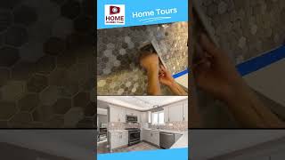 Kitchen Remodel Makeover in 1-Minute | Kitchen Design Ideas - #shorts