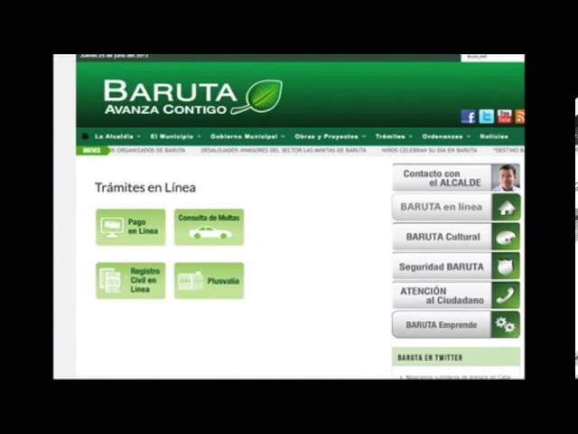 Alcaldía de Baruta / Pasos Registro Civil Online