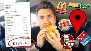 Letting Fast Food Employees Decide What I Eat For 24 Hours *FOOD CHALLENGE*