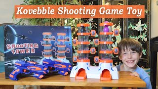 Kovebble Shooting Game Toy💥Tower & 2 Foam Blasters 👈
