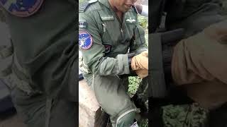 Air Force Su 30Pilot After Emergency Ejection 2018