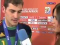 Iker Casillas Kiss Sara Carbonero After Title WC2010 Spain – Celebration 11 07 2010