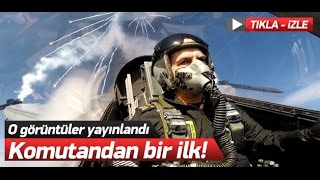 Hava Kuvvetleri Komutanı Akın Öztürk, Solotürk kokpitinde bir ilk!