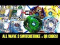 ALL WAVE 3 SWITCHSTRIKE + QR CODES + BATTLES! BEYBLADE BURST EVOLUTION