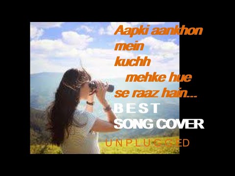 AAPKI AANKHON MEIN KUCH MEHKE HUE SE RAAZ HAIN -Voice Visualisation...