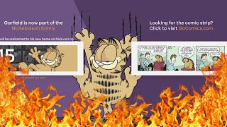 Viacom Deleted Garfield.com For Its Anniversary