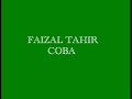 Faizal Tahir-Coba Faizal Tahir-Coba