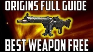 Black Ops 2 Zombies Origins How to Get a FREE MG08 - BO2 Origins BEST Weapon for FREE TUTORIAL