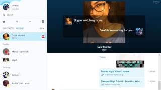 FOUND NEW SKYPE FEATURE (Porn Talk)
