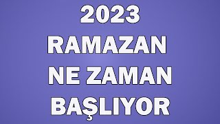 2023 Ramazan Ayı Ne Zaman Başlıyor? Ramazan Bayramı tatili kaç gün olacak?