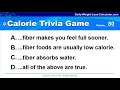 Calorie Trivia | RM. Calorie Trivia | RM.