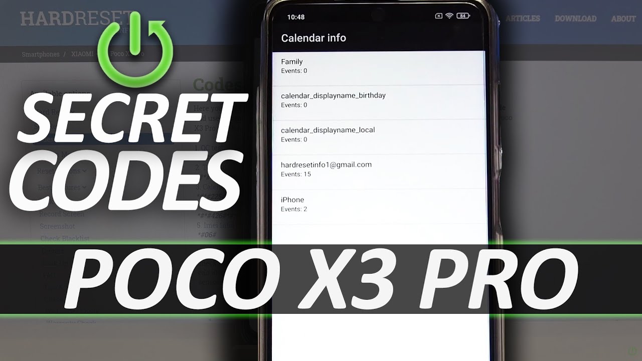 The List od Secret Codes for POCO X3 Pro – Testing Menu The List od Secret Codes for POCO X3 Pro – Testing Menu