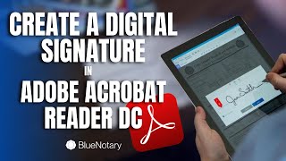 How To Create A Digital Signature In Adobe Acrobat Reader Dc