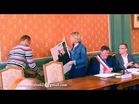 Maire de Lillers et chute de François Hollande 6 avril 2014...
