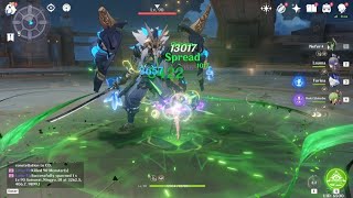 6.1 V3 Nefer Team Comp - Nefer-Lauma-Furina-Shinobu Genshin Impact