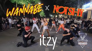 [KPOP IN PUBLIC] ITZY (있지) - 'WANNABE (REMIX) x NOT SHY' l Dance Cover By F.H Cr