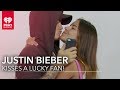 Lucky Justin Bieber Fan Gets to Kiss Him!  | Exclusive footag...